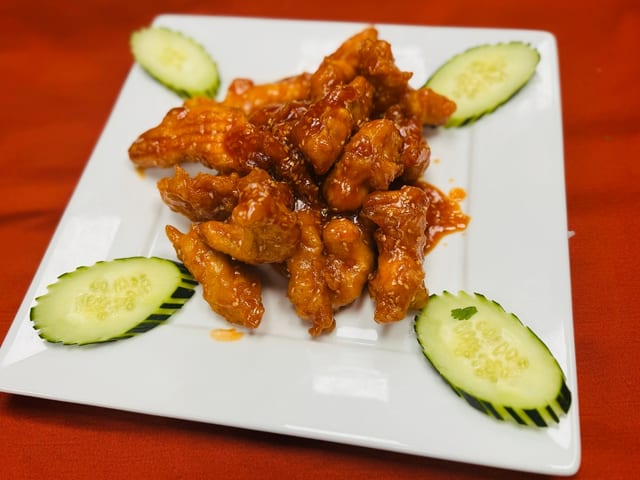 S6. Sesame Stir-Fried Chicken - Ga Xao Me Sesame