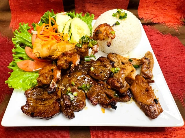 38-Viet Chopsticks Grilled Special Combo - Com Viet Chopsticks